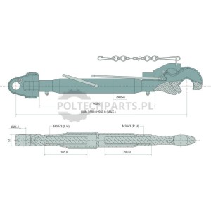 Mechanischer Oberlenker