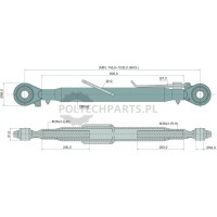 Mechanischer Oberlenker - 19324485 - Sklep rolniczy PoltechParts