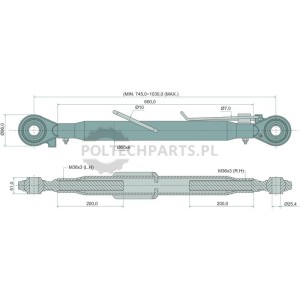 Mechanischer Oberlenker