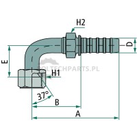 PNB 32 DKJ 1 5/8" 90°S | poltechparts.pl