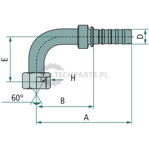 PNB 50 DKOR 2" 90°