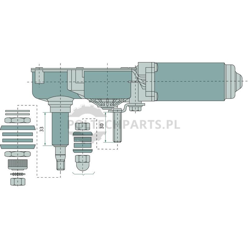Silniczek wycieraczek - 65417126 - Sklep rolniczy PoltechParts