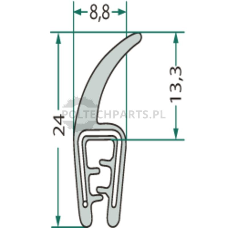 Uszczelka - 654A1501/25 - Sklep rolniczy PoltechParts