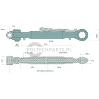 Mechanischer Oberlenker - 19308354 - Sklep rolniczy PoltechParts