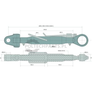 Mechanischer Oberlenker