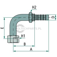 PNB 20 DKORFS 1 3/16" 90°L | poltechparts.pl