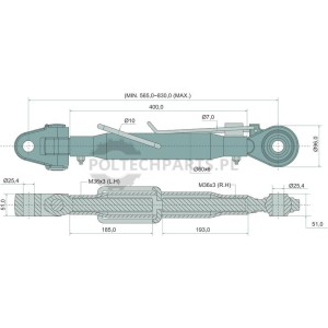 Mechanischer Oberlenker