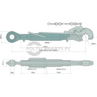 Mechanischer Oberlenker - 19336272 - Sklep rolniczy PoltechParts