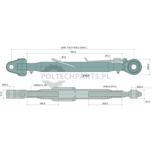 Mechanischer Oberlenker