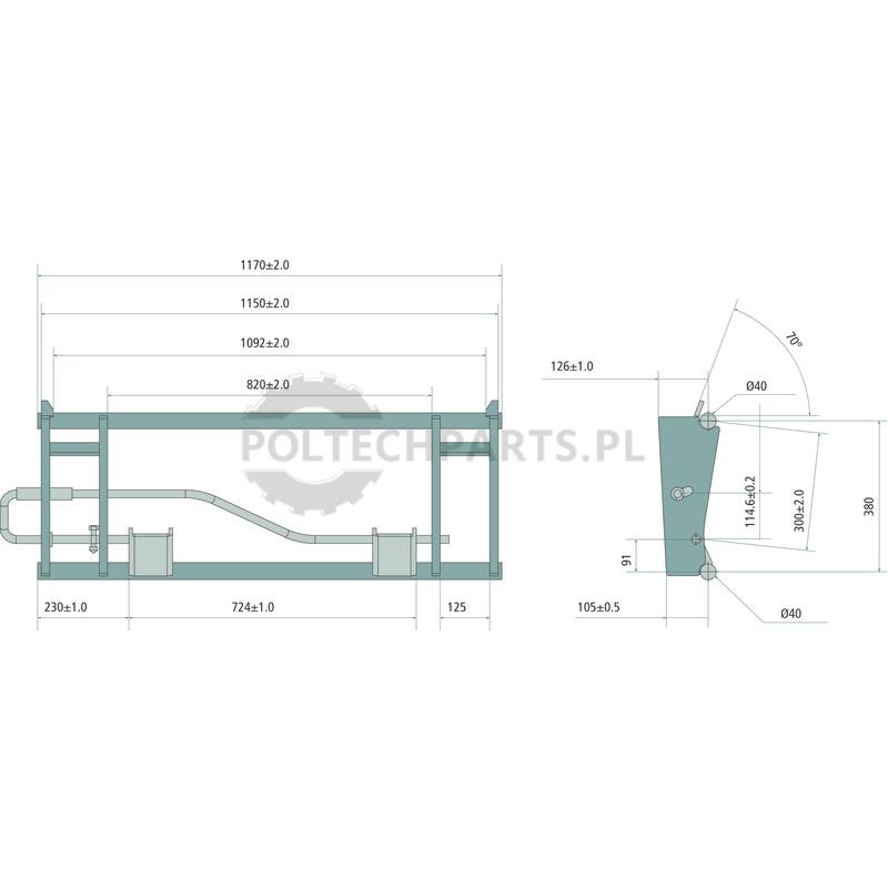 Rama szybkowymienna | poltechparts.pl