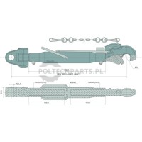 Mechanischer Oberlenker - 19305749 - Sklep rolniczy PoltechParts