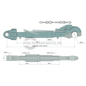 Mechanischer Oberlenker