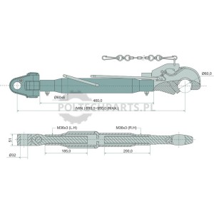 Mechanischer Oberlenker