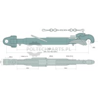 Mechanischer Oberlenker - 19337677 - Sklep rolniczy PoltechParts