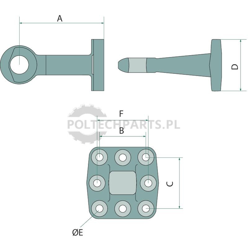 Ucho zaczepu | poltechparts.pl