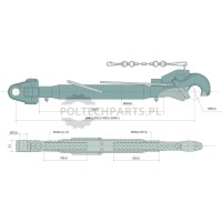 Mechanischer Oberlenker - 19325223 - Sklep rolniczy PoltechParts