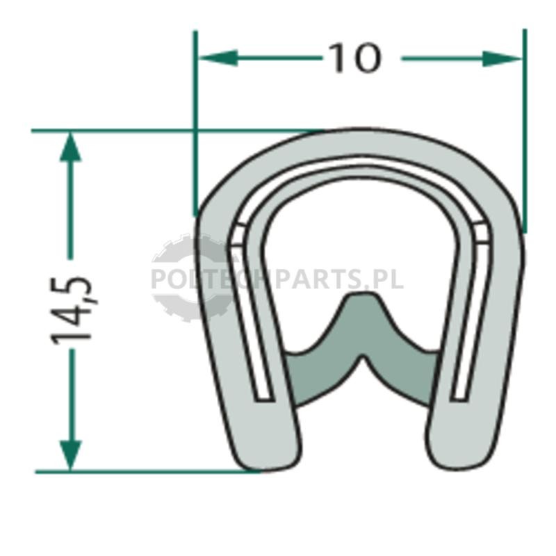 Uszczelka - 654A1015/100 - Sklep rolniczy PoltechParts