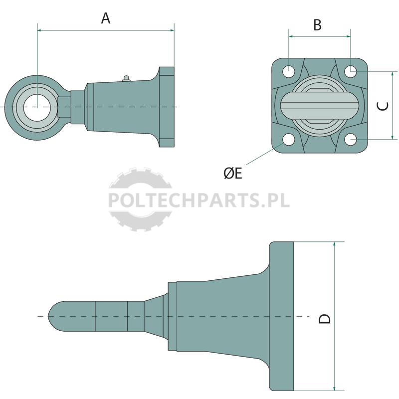 Ucho zaczepu | poltechparts.pl