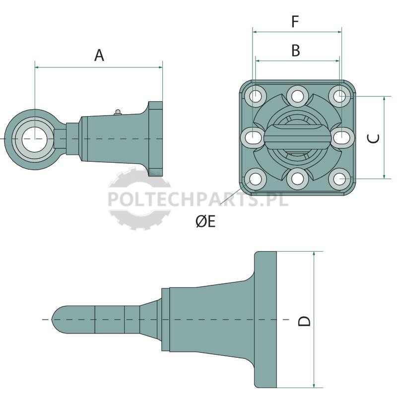 Ucho zaczepu | poltechparts.pl