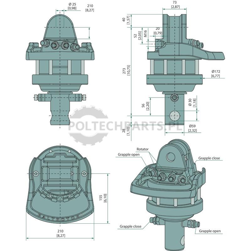 Rotator GR46/69M | poltechparts.pl