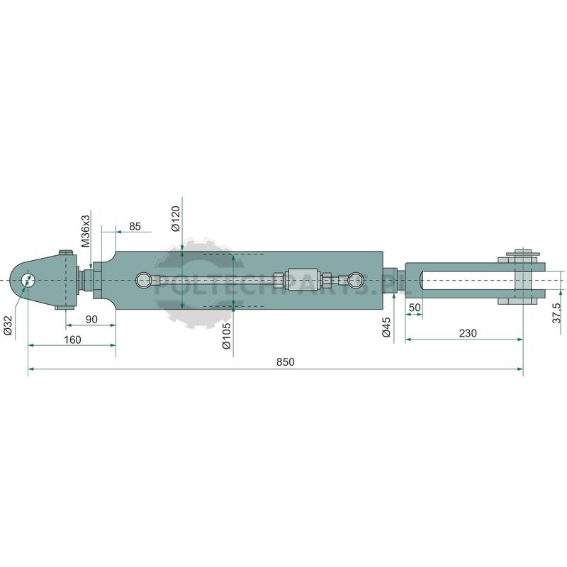 Hydr. Hubstrebe - 18522245 - Sklep rolniczy PoltechParts