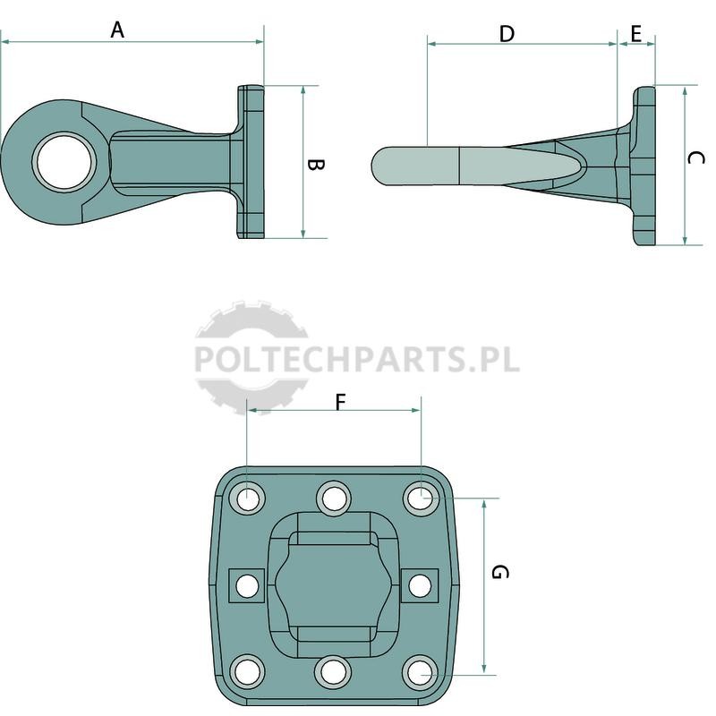 Ucho zaczepu | poltechparts.pl