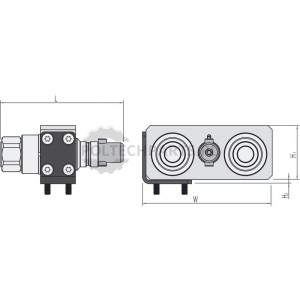 Wtyk Multi-X Duo 25