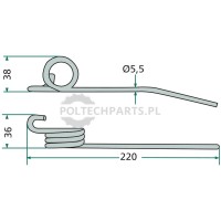Palec nagarniacza - 525Z 56958 - Sklep rolniczy PoltechParts