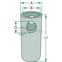 Tuleja redukcyjna - 20011137 - Sklep rolniczy PoltechParts