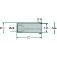 Tulejka | poltechparts.pl