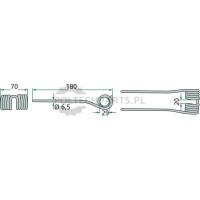 Palec podbieracza - 52527009836.1F - Sklep rolniczy PoltechParts