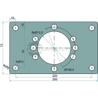 Mocowanie silnika hydraulicznego | poltechparts.pl