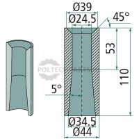 Tuleja do przyspawania | poltechparts.pl