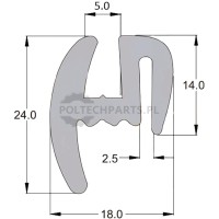 Uszczelka szyby | poltechparts.pl