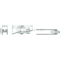 Palec zgrabiarki pokosowej - 52516502731/10 - Sklep rolniczy PoltechParts