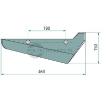 Lemiesz wyorywacza - 18034-801R - Sklep rolniczy PoltechParts