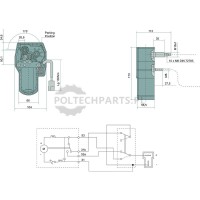 Wischermotor - 19340483 - Sklep rolniczy PoltechParts