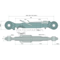 Mechanischer Oberlenker - 19310147 - Sklep rolniczy PoltechParts