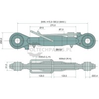 Mechanischer Oberlenker - 19317543 - Sklep rolniczy PoltechParts
