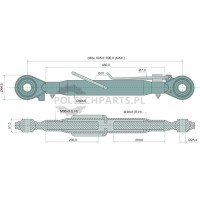 Mechanischer Oberlenker - 19340358 - Sklep rolniczy PoltechParts