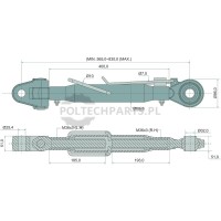 Mechanischer Oberlenker - 19330187 - Sklep rolniczy PoltechParts