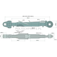 Mechanischer Oberlenker - 19340164 - Sklep rolniczy PoltechParts