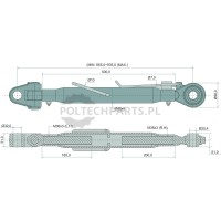 Mechanischer Oberlenker - 19319248 - Sklep rolniczy PoltechParts