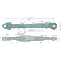 Mechanischer Oberlenker - 19317126 - Sklep rolniczy PoltechParts