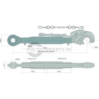 Mechanischer Oberlenker - 19318021 - Sklep rolniczy PoltechParts