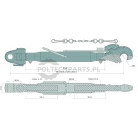 Mechanischer Oberlenker - 19334175 - Sklep rolniczy PoltechParts