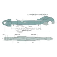 Mechanischer Oberlenker - 19337566 - Sklep rolniczy PoltechParts