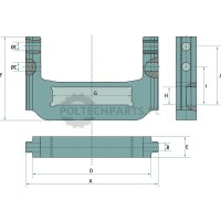 Podpora dyszla | poltechparts.pl