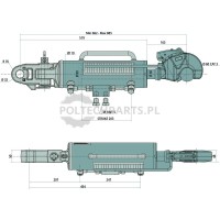 Hydraulischer Oberlenker | poltechparts.pl