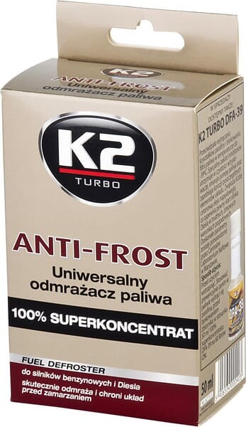 Uniwersalny odmrażacz do paliwa Anti-Frost K2, 50 ml